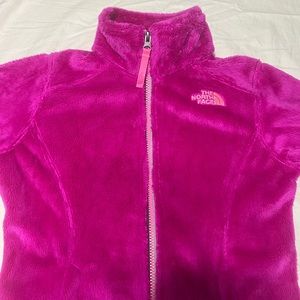 Pink North Face Girls Coat Jacket